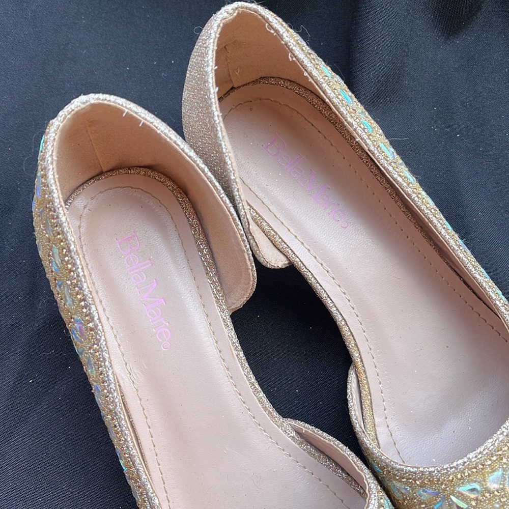 Girls Bella Marie Heels Size 4 - Picture 2 of 4